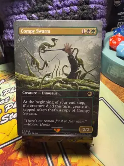 Compy Swarm (Borderless) Universes Beyond: Jurassic Park World Collection, #0009 - Image 1