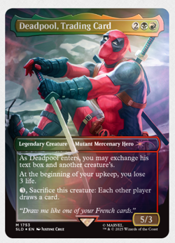Magic: The Gathering Secret Lair x Deadpool Foil MARVEL - Image 2