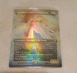 Galadriel, Light of Valinor Borderless FOIL The Lord of the Rings: NM MTG - Image 1