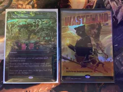 MTG Halo Foil Wasteland and Crop Rotation Secret Lair encyclopedia - Image 1