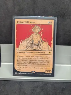 Delina, Wild Mage Showcase MTG X1 LP Adventures in the Forgotten Realms MTG - Image 1