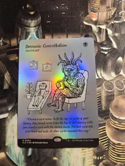 Secret Lair Encyclopedia Foil Demonic Consultation - Image 1