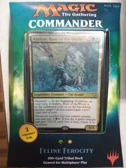 Magic the Gathering Commander Deck - Feline Ferocity - Image 1