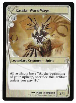 MTG Kataki, War's Wage Future Sight Mystery Booster 2 (MB2) Rare #148 Unplayed - Image 1