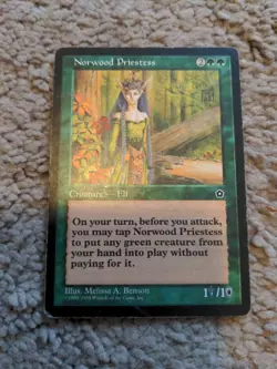MTG - Norwood Priestess x1 - Portal: 2nd Age -Magic the Gathering -FREE SHIPPING - Image 1