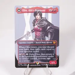 Clive, Ifrit's Dominant 385 Borderless Final Fantasy FIN MTG Regular NM - Image 1