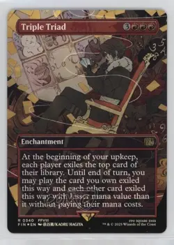 Triple Triad (Borderless) Foil Magic: Universes Beyond: Final Fantasy FIN #0340 - Image 1