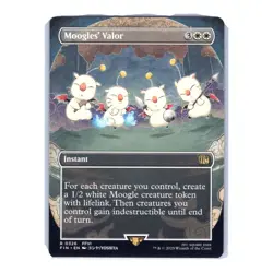 Moogles' Valor #326 Regular Borderless RARE Instant MTG 2025 Final Fantasy (FIN) - Image 1