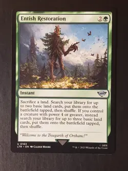 MTG LotR: Entish Restoration Non-foil 0163 - Image 1