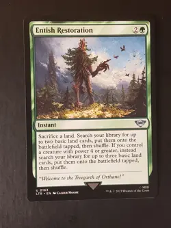 MTG LotR: Entish Restoration Non-foil 0163 - Image 3