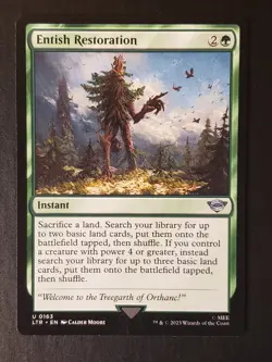 MTG LotR: Entish Restoration Non-foil 0163 - Image 4