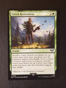MTG LotR: Entish Restoration Non-foil 0163 - Image 5