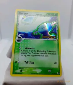 Pokemon TCG Wooper Delta Species Reverse Holo Stamped 71/101 EX Dragon Frontiers - Image 3