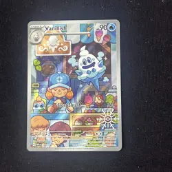 Pokemon TCG Vanillish Paradox Rift 190/182 Holo Illustration Rare Card - Image 1