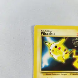 Pikachu #4 - Black Star Promo - Pokemon: The First Movie Promo - WOTC Promo - LP - Image 3