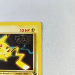 Pikachu #4 - Black Star Promo - Pokemon: The First Movie Promo - WOTC Promo - LP - Image 4