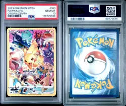 2023 POKEMON SWORD & SHIELD CROWN ZENITH #160 FULL ART/PIKACHU PSA 10 - Image 3