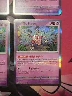 Pokemon - 151 - Mr. Mime 122/165 - Holo Rare - ENGLISH - NM/M - Image 1
