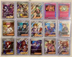 Pokemon TCG Trainer Full Art Lot Bundle of 15 Near Mint (Modern - Gradable) - Image 1