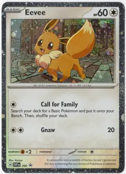 Eevee SVP 200(NM) - Scarlet & Violet Black Star Promo - Holo Rare Pokemon TCG - Image 1