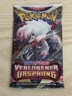 Lost Origin Booster Pack Sealed Zoroark Art GERMAN Pokemon TCG 🇩🇪 - Image 1