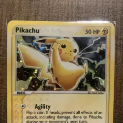 2003 POKEMON TCG PIKACHU BLACK STAR PROMO HOLO RARE E-READER 012 - Image 5