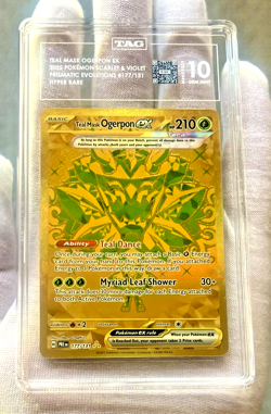 2025 Pokemon S&V Prismatic Evolutions - Teal Mask Ogerpon EX #177/131 - TAG 10 - Image 2