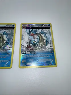3x 2015 Pokemon XY Ancient Origins Gyarados Holo Rare #21/98 MINT! - Image 4