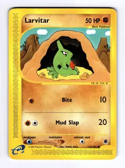 Larvitar Expedition #116 (2002) Common LP Pokemon - Image 1