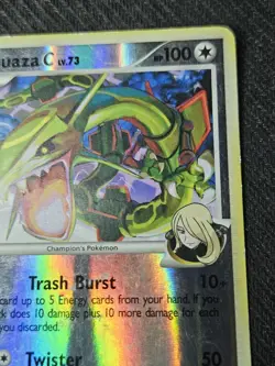 Pokemon - Rayquaza C Lv. 73 - Reverse Holo Rare 8/147 - 2009 Supreme Victors - Image 3