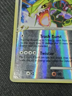 Pokemon - Rayquaza C Lv. 73 - Reverse Holo Rare 8/147 - 2009 Supreme Victors - Image 5