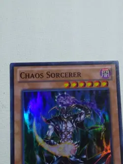 Yugioh! Chaos Sorcerer LCYW-EN248 Super Rare 1st Ed Played - Image 3