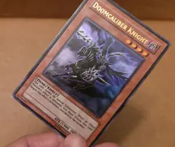 YGO Doomcaliber Knight Ultra Rare Unlim Lightly Played Turbo Pack 1 TU01-EN001 - Image 5