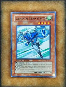 Yugioh Elemental Hero Stratos PT03-EN002 Common Limited Edition NM - Image 1