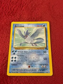 Pokemon Card TCG Articuno Non Holo 2/62 Fossil ITA Italian Mod Played Vintage - Image 5