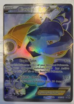 Basic Blastoise Ex 180 pokemon card - Image 1