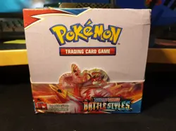 Pokemon Tcg Sword And Shield Battle Styles Booster Box Display, no cards - Image 1
