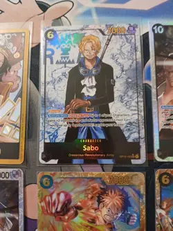 One Piece Ccg Op-13 Lot Of 6 Cards. Sabo Parallel, Gold Don!! Five Elders. Luffy - Image 3