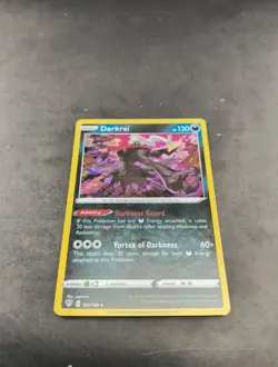 Pokemon Darkness Ablaze Darkrai Cosmos Holo Rare Card 105/189 NM - Image 1