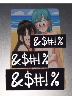 Dragon ball Chi Chi And Bulma Waifu Card - Image 1