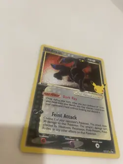 Umbreon Gold Star Holo Pokemon Celebrations Classic Collection Card #17 NM/Mint - Image 3