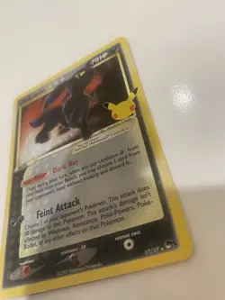 Umbreon Gold Star Holo Pokemon Celebrations Classic Collection Card #17 NM/Mint - Image 4