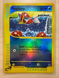 Magikarp 118/165 Expedition Base E-Reader Reverse Holo Vintage Pokemon Card - Image 1