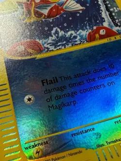 Magikarp 118/165 Expedition Base E-Reader Reverse Holo Vintage Pokemon Card - Image 3