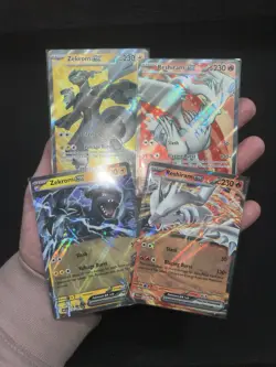 Pokemon Card Collection Lot Holos Full Arts Hits EX GX NM Reshiram Zekrom - Image 1