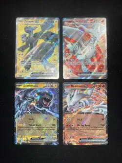 Pokemon Card Collection Lot Holos Full Arts Hits EX GX NM Reshiram Zekrom - Image 2