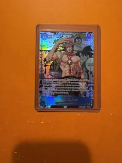 One Piece Card Game Carrying On His Will Portgas.D.Ace OP13-119 SEC Manga - Image 1