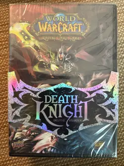 WORLD WARCRAFT TRADING CARD GAME DEATH KNIGHT DELUXE STARTER 2009 (Sealed, Mint) - Image 1
