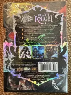 WORLD WARCRAFT TRADING CARD GAME DEATH KNIGHT DELUXE STARTER 2009 (Sealed, Mint) - Image 2
