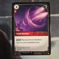 Riftbound Void Seeker Kai'sa card 024/298 Uncommon League of Legends - Image 1